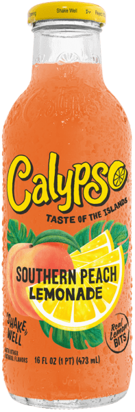 Calypso Southern Peach Lemonade 16oz bottle