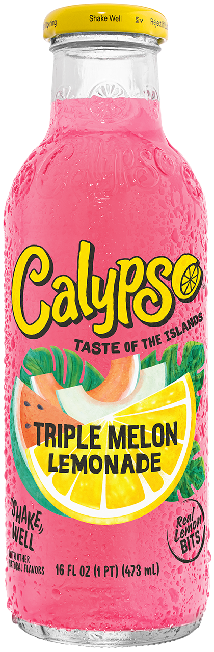 Calypso Triple Melon Lemonade 16oz bottle