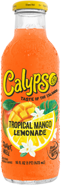 Calypso Tropical Mango Lemonade 16oz bottle