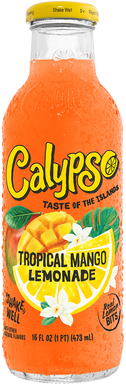 Calypso Tropical Mango Lemonade 16oz bottle