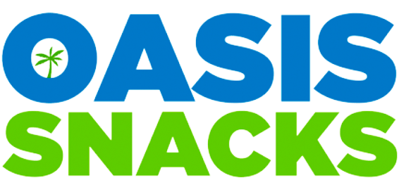 Oasis Snacks logo.