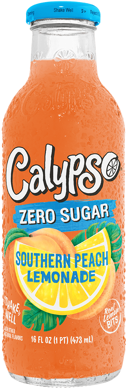 Calypso Southern Peach Zero Sugar 16oz bottle