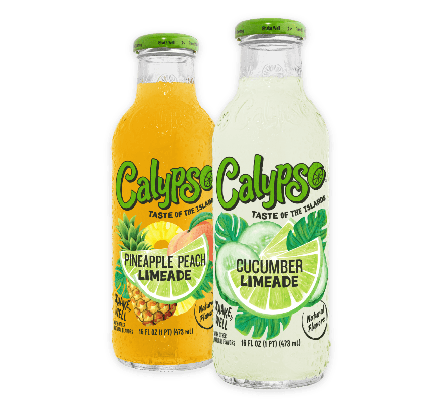 Calypso Lemonades, Limeades, Teas and Zero Sugar